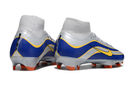 Chuteira Nike Air Zoom Mercurial Superfly 10 Edição Especial Elite FG - Prata e Azul