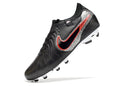 Chuteira Nike Tiempo Legend 10 FG - Preto e Vermelho