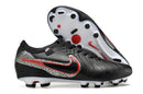 Chuteira Nike Tiempo Legend 10 FG - Preto e Vermelho