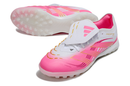 Chuteira Society Adidas Predator Elite Fold-Over Tongue TF - Branca e Rosa