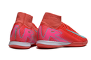 Chuteira Nike Air Zoom Mercurial Superfly 10 Elite  IC - Vermelha, Rosa e Azul