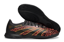 Tênis Futsal Adidas Predator Elite Fold-Over Tongue IC - Preta, Laranja e Dourada