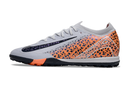 Chuteira Society Nike Air Zoom Mercurial Vapor 16 Elite TF - Cinza e Laranja