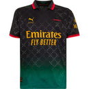 Camisa AC Milan 25/26 Edição Comemorativa - Preta - Versão Torcedor