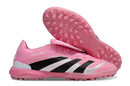 Chuteira Society Adidas Predator Elite Fold-Over Tongue TF - Rosa, Branca e Preta