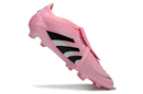 Chuteira Adidas Predator Elite Fold-Over Tongue David Beckham FG - Rosa, Branca e Preta