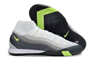 Chuteira Nike Air Zoom Mercurial Superfly 10 Elite Air Max 95  IC - Branca, Cinza e Preta