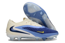 Chuteira Nike Phantom 6 Elite FG - Branca e Azul - Pack Fear Nothing