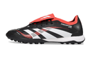 Chuteira Society Adidas Predator Elite Fold-Over Tongue TF - Preta, Branca e Vermelha