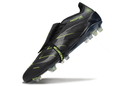 Chuteira Adidas Predator Elite Fold-Over Tongue FG - Preta, Cinza e Verde - Eletric Stealth Pack