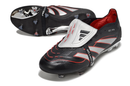 Chuteira Adidas Predator Elite Fold-Over Tongue FG - Preta, Prata e Vermelha