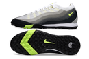 Chuteira Society Nike Air Zoom Mercurial Vapor 16 Elite Air Max 95 TF - Branca e Preta