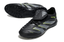Chuteira Society Adidas Predator Elite Fold-Over Tongue TF - Preta, Cinza e Verde