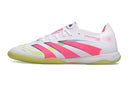 Tênis Futsal Adidas Predator Elite Fold-Over Tongue IC - Branca, Verde, Rosa e Roxa