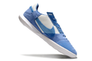 Tênis Futsal Nike Street Gato IC - Branca e Azul