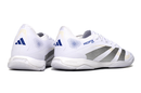 Tênis Futsal Adidas Predator Elite Fold-Over Tongue IC - Branca, Cinza e Dourada