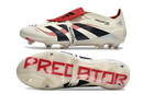 Chuteira Adidas Predator Elite Fold-Over Tongue FG - Begê, Vermelha e Preta