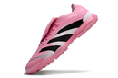 Chuteira Society Adidas Predator Elite Fold-Over Tongue TF - Rosa, Branca e Preta