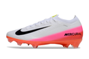Chuteira Nike Mercurial Vapor 16 Elite  FG - Branca, Vermelha e Laranjada - Pack Fear Nothing
