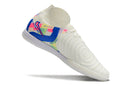 Tênis Futsal Nike Phantom Luna IC - Branca, Azul e Rosa