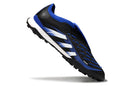 Chuteira Society Adidas Predator Elite Fold-Over Tongue TF - Preta, Azul e Branca