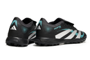 Chuteira Society Adidas Predator Elite Fold-Over Tongue TF - Preta, Prata e Azul