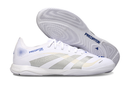 Tênis Futsal Adidas Predator Elite Fold-Over Tongue IC - Branca, Cinza e Dourada