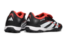 Chuteira Society Adidas Predator Elite Fold-Over Tongue TF - Preta, Branca e Vermelha