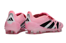 Chuteira Adidas Predator Elite Fold-Over Tongue David Beckham FG - Rosa, Branca e Preta