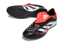 Chuteira Society Adidas Predator Elite Fold-Over Tongue TF - Preta, Branca e Vermelha