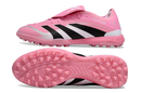 Chuteira Society Adidas Predator Elite Fold-Over Tongue TF - Rosa, Branca e Preta