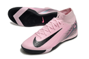 Chuteira Nike Air Zoom Mercurial Superfly 10 Elite  IC - Rosa, Cinza e Preta
