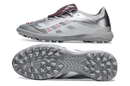 Chuteira Society Adidas Predator Elite Fold-Over Tongue TF - Prata, Branca e Vermelha