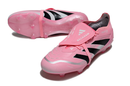Chuteira Adidas Predator Elite Fold-Over Tongue David Beckham FG - Rosa, Branca e Preta