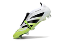 Adidas Predator Elite Fold-Over Tongue SG - Branca, Verde e Preta - Radiant Blaze Pack