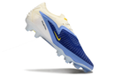 Chuteira Nike Phantom 6 Elite FG - Branca e Azul - Pack Fear Nothing