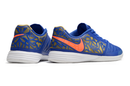 Tênis Futsal Nike Lunar Gato IC - Azul, laranja e Dourada