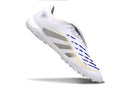 Chuteira Society Adidas Predator Elite Fold-Over Tongue TF - Branca e Prata