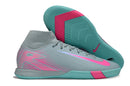 Chuteira Nike Air Zoom Mercurial Superfly 10 Elite  IC - Azul e Rosa