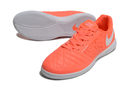 Tênis Futsal Nike Lunar Gato IC - Laranja e Branca