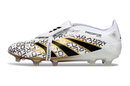 Chuteira Adidas Predator Elite Fold-Over Tongue FG - Branca, Dourada e Vermelha