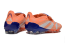 Chuteira Adidas Predator Elite Fold-Over Tongue FG - Laranja, Azul e Branca