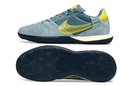 Tênis Futsal Nike Street Gato IC - Azul e Dourada