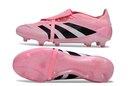 Chuteira Adidas Predator Elite Fold-Over Tongue David Beckham FG - Rosa, Branca e Preta