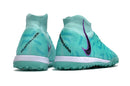 Chuteira Society Nike Phantom Luna II TF - Azul, Preta e Roxa