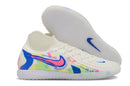 Tênis Futsal Nike Phantom Luna IC - Branca, Azul e Rosa