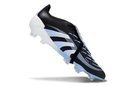 Chuteira Adidas Predator Elite Fold-Over Tongue FG - Preta, Azul e Branca