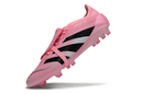 Chuteira Adidas Predator Elite Fold-Over Tongue David Beckham FG - Rosa, Branca e Preta