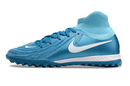 Chuteira Nike Phantom Luna TF - Azul e Branca
