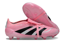 Chuteira Adidas Predator Elite Fold-Over Tongue David Beckham FG - Rosa, Branca e Preta